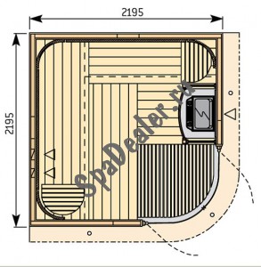    Harvia Rondium S2222KL