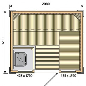    Harvia Rubic S2118RC